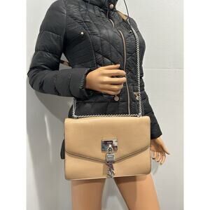 dkny purse Nude Color Chain And Leather Adjustable Strip With